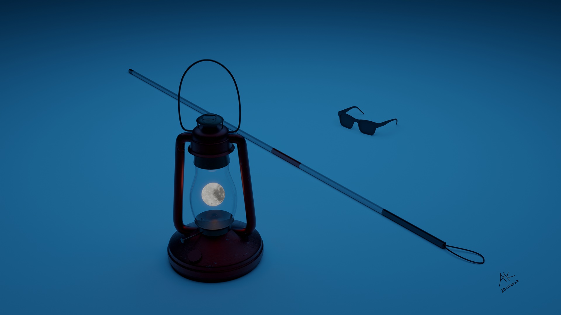 3D Model: Blind Lamp 22